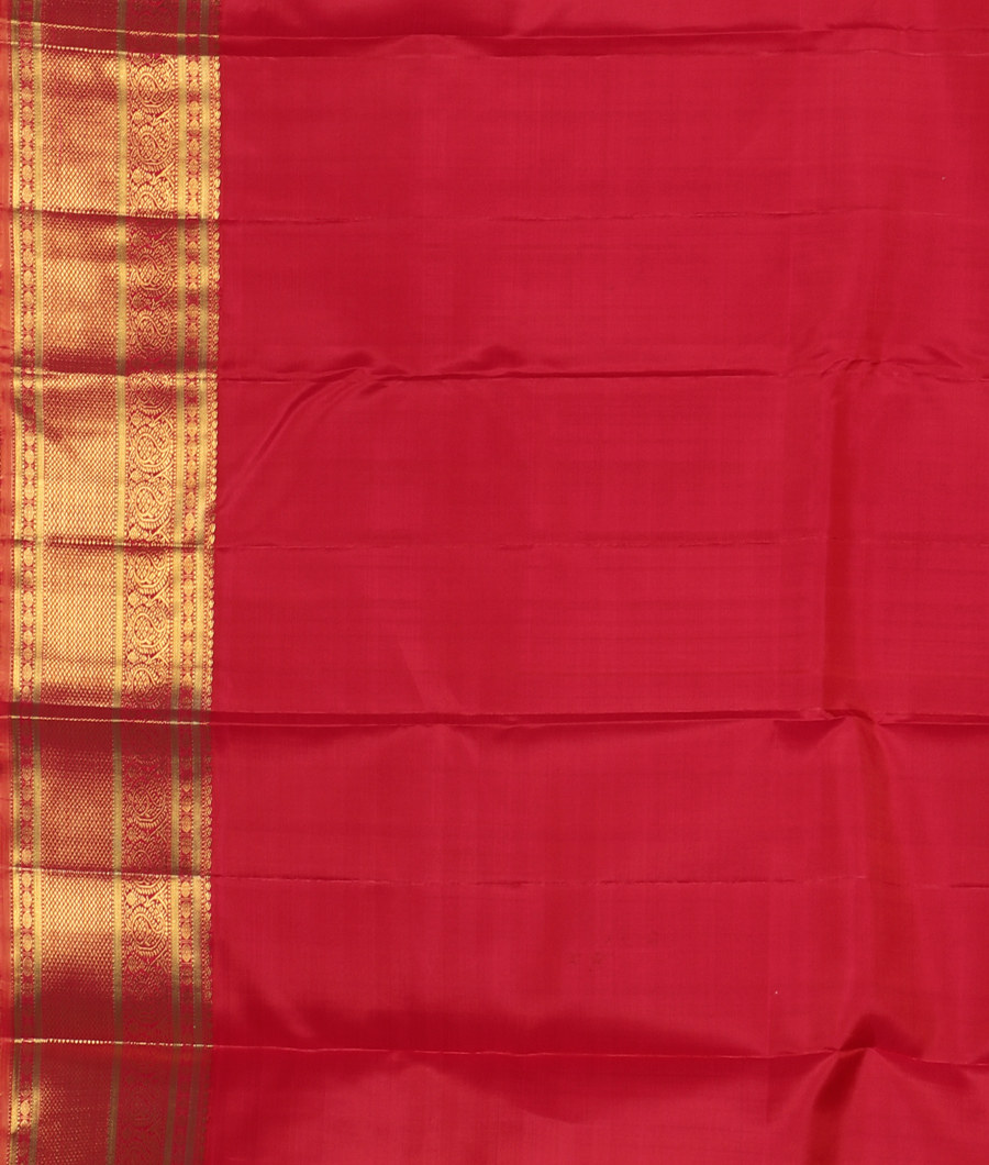 Yellow Handwoven Kanjivaram Silk Saree T3149723