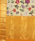 Yellow Printed Kanjivaram Silk Saree T3094554