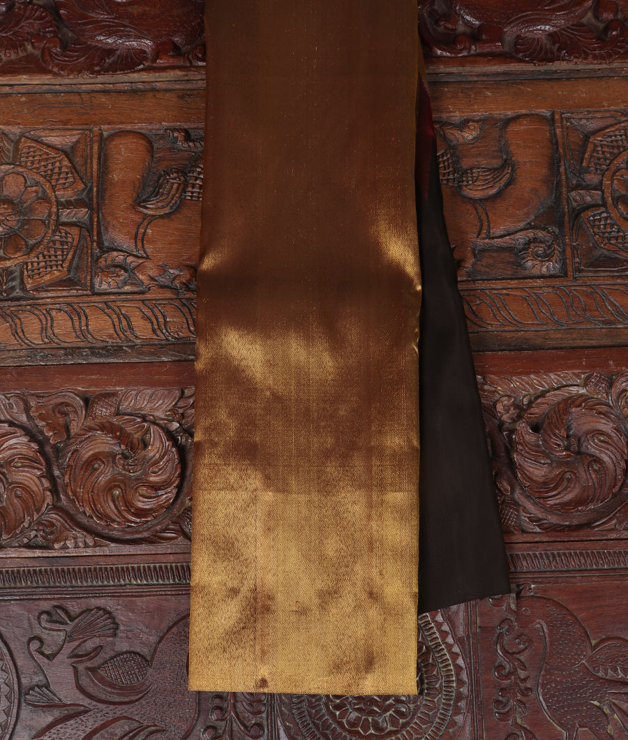 Black Handwoven Kanjivaram Silk Saree T341490-image
