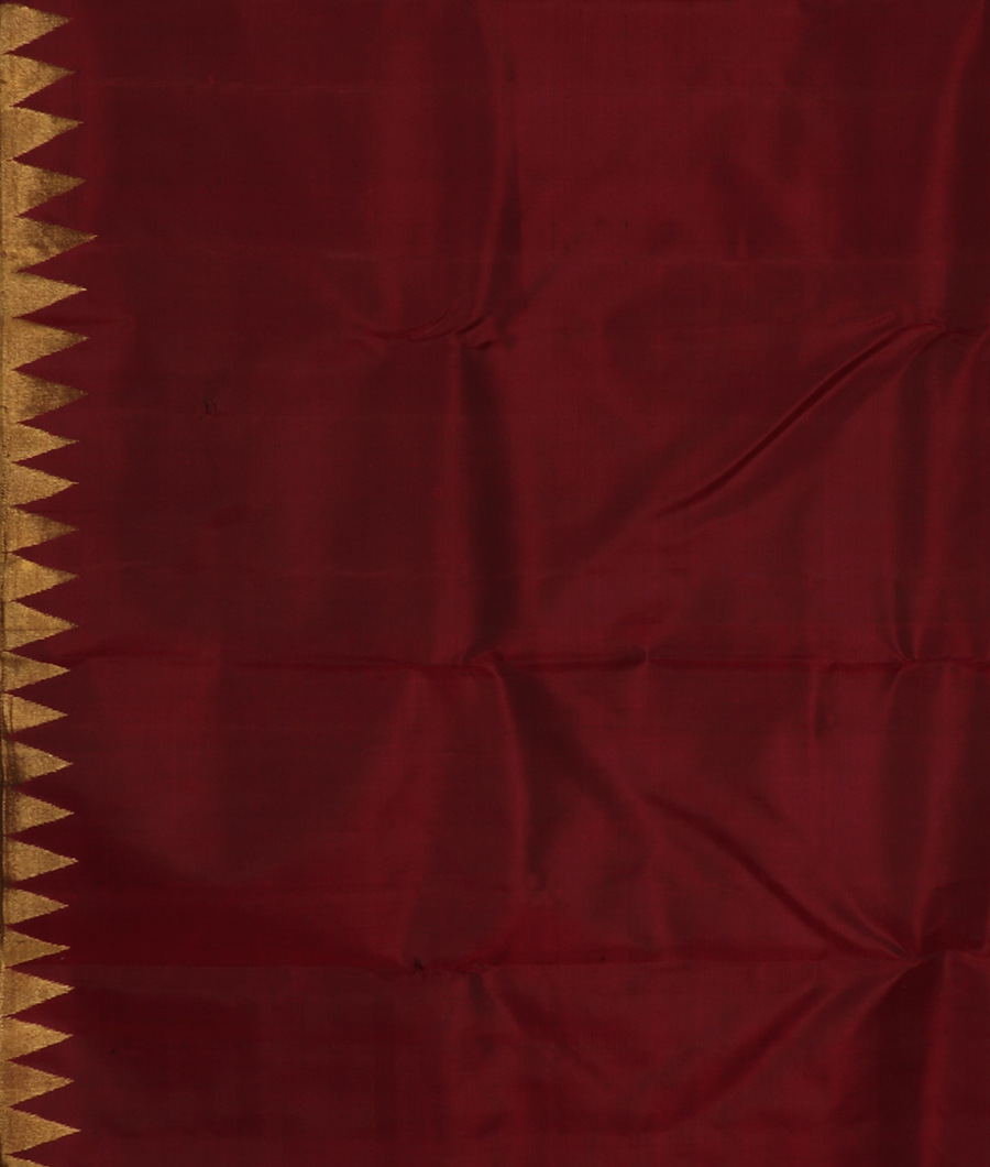 Black Handwoven Kanjivaram Silk Saree T3414903