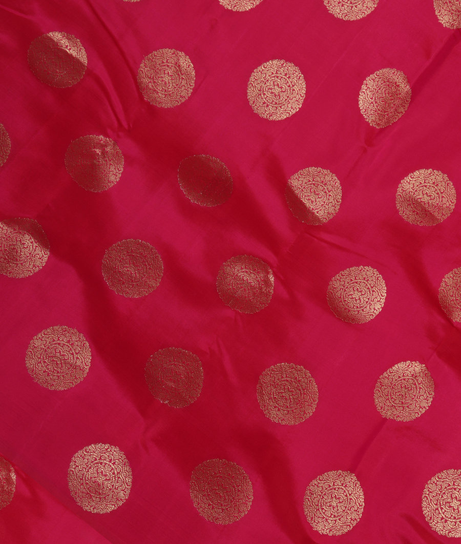 Magenta Handwoven Kanjivaram Silk Saree T330888-image