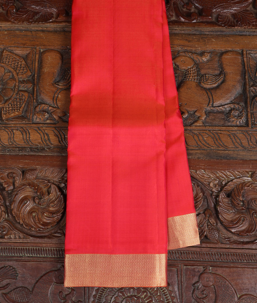 Pinkish Orange Soft Silk Saree T336158-image