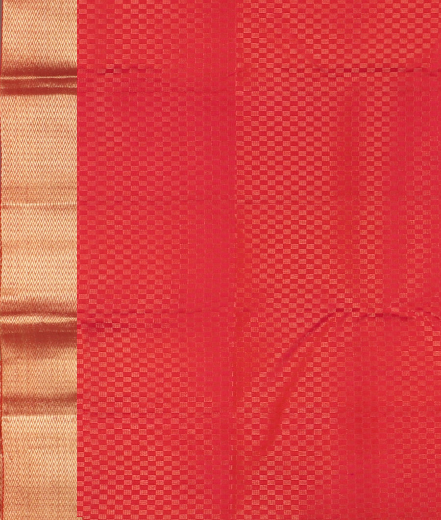 Pinkish Orange Soft Silk Saree T3361583