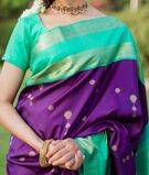 Purple Handwoven Kanjivaram Silk Saree T3299851
