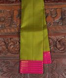 Green And Yellow Handwoven Kanjivaram Silk Saree T3421921