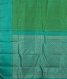 Green Handwoven Kanjivaram Silk Saree T3476044