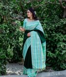 Green Handwoven Kanjivaram Silk Saree T3437302