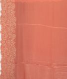 Peach Kora Organza Embroidery Saree  T2768803