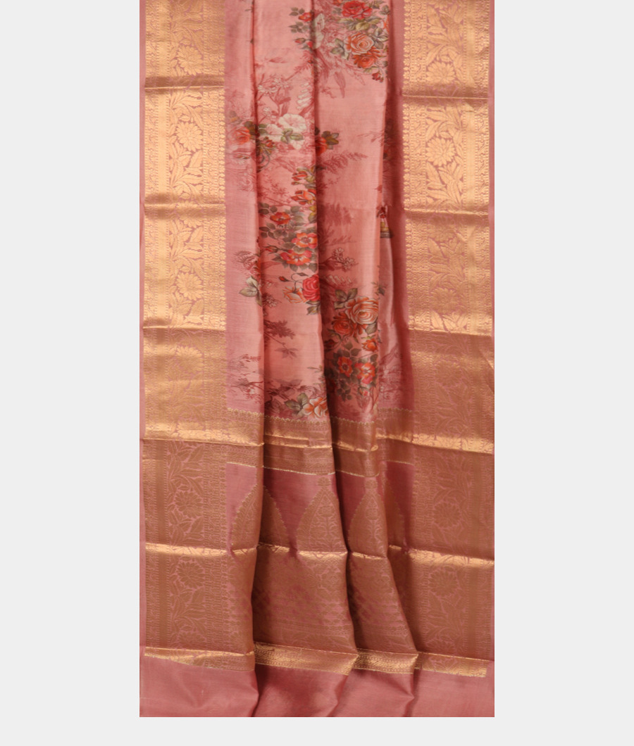 Pink Chaniya Silk Saree T3476752