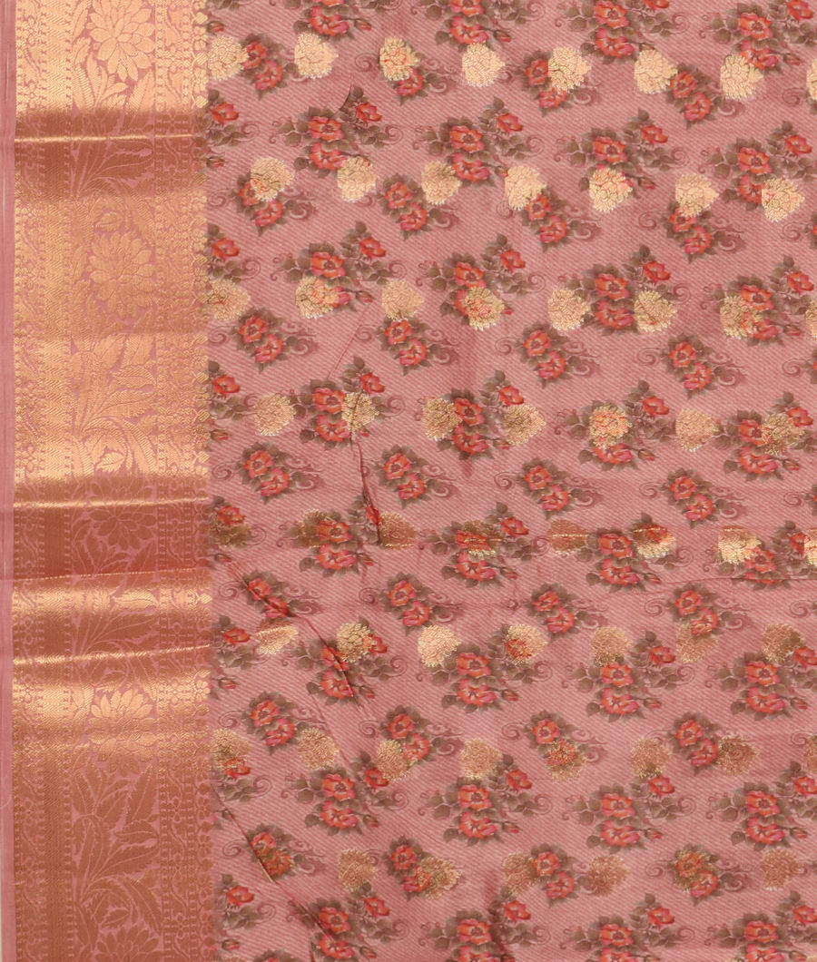 Pink Chaniya Silk Saree T3476753