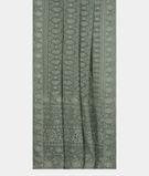 Green Chiffon Embroidery Silk Saree T3484492