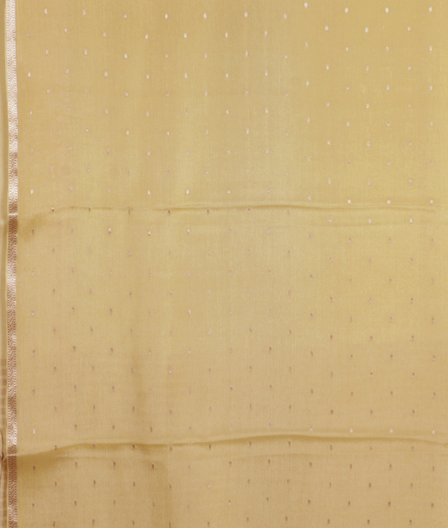 Yellow Mysore Silk Saree T3457893