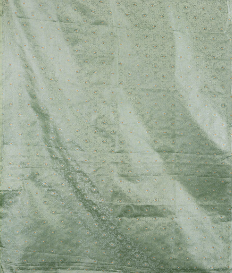 Yellow Mysore Silk Saree T3457894