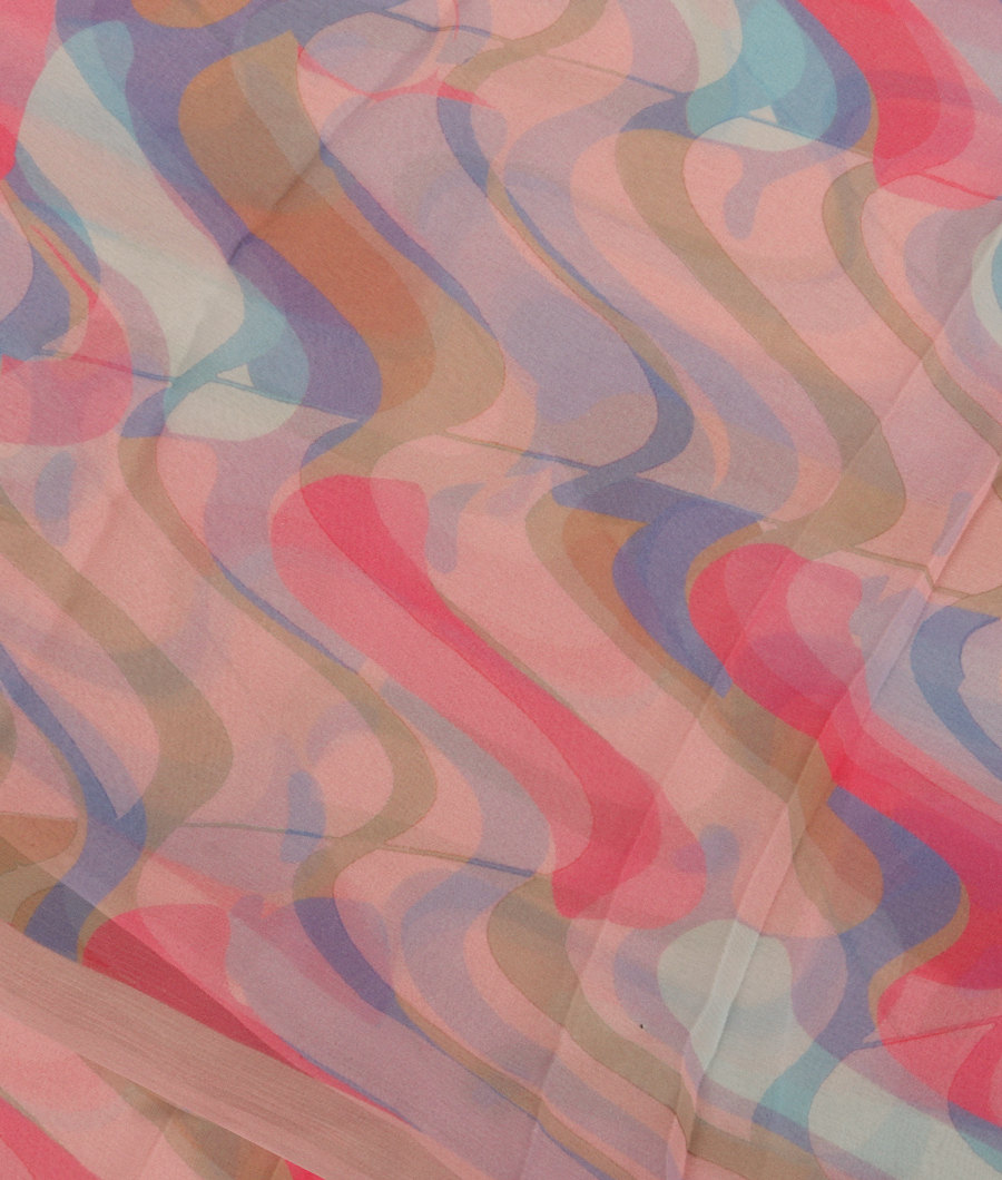 Pink Chiffon Silk Saree T348858-image