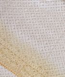Off-White Silk Kota Embroidery Saree T3440981