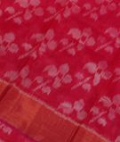 Magenta Pochampalli Silk Cotton Saree T3488051