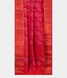Magenta Pochampalli Silk Cotton Saree T3488052