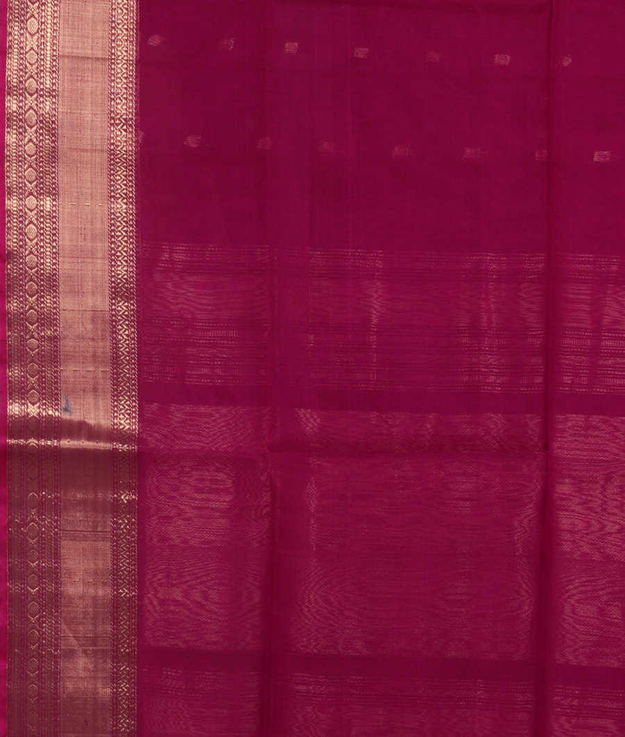 Purple Silk Cotton Saree T3441873