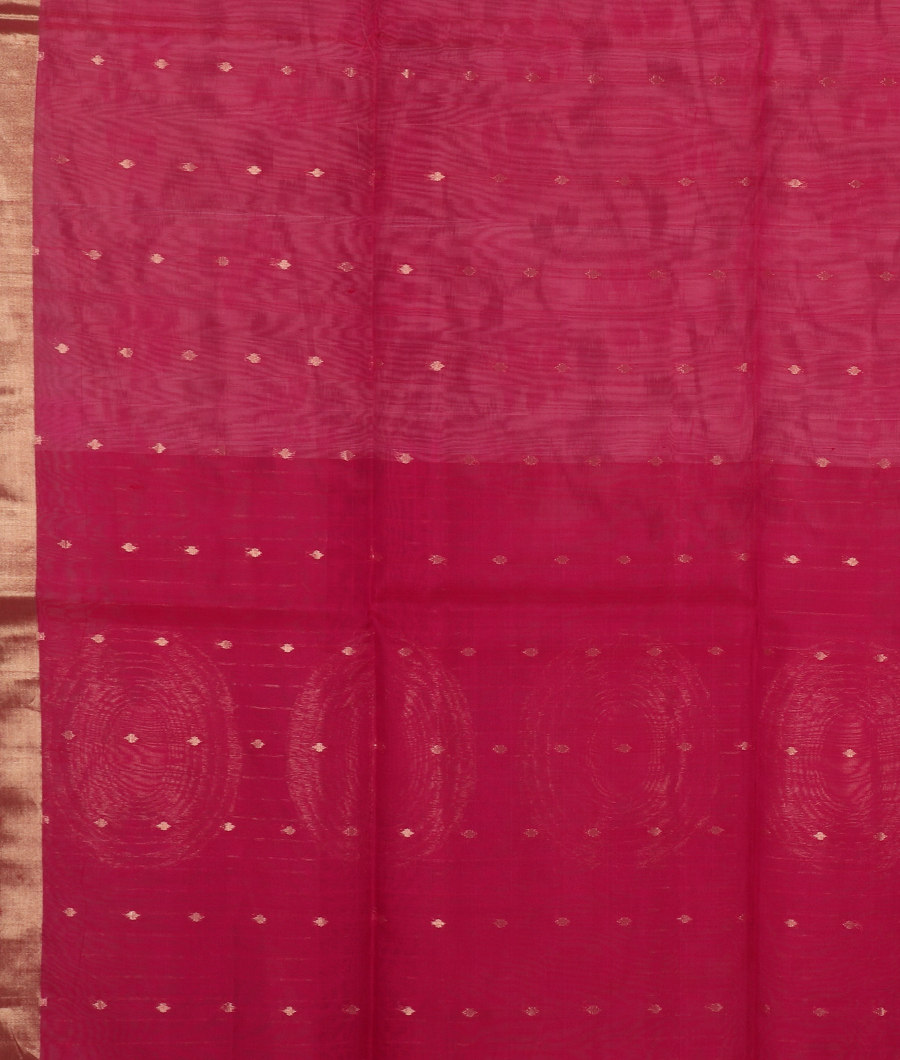 White Pochampalli Silk Cotton Saree T3441713