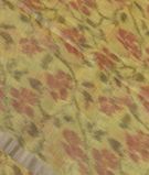 Yellow Pochampalli Silk Cotton Saree T3441741