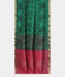 Green Pochampalli Silk Cotton Saree T3441762