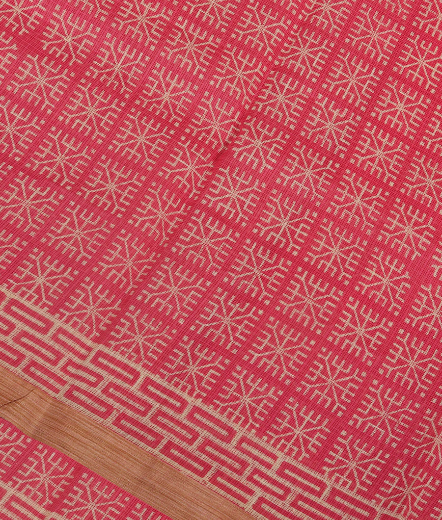 Pink Kota Cotton Saree T347520-image