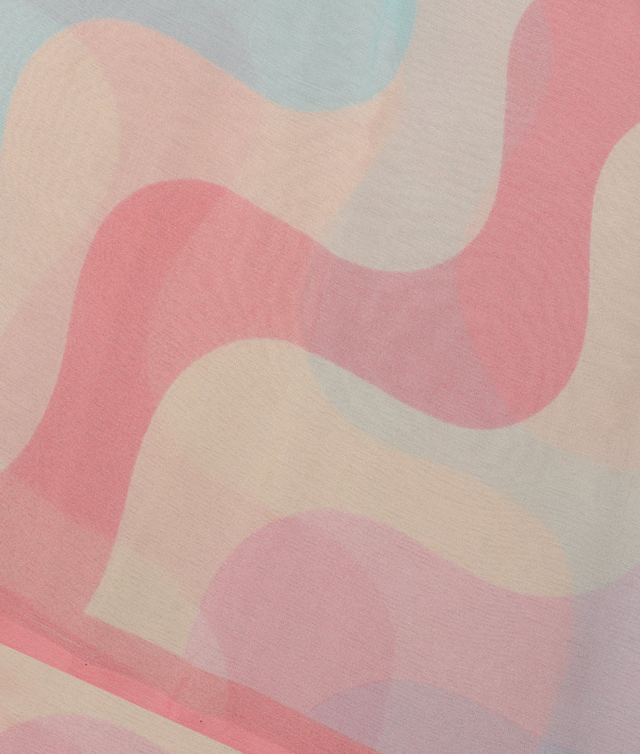 Multicolour Chiffon Silk Saree T348855-image
