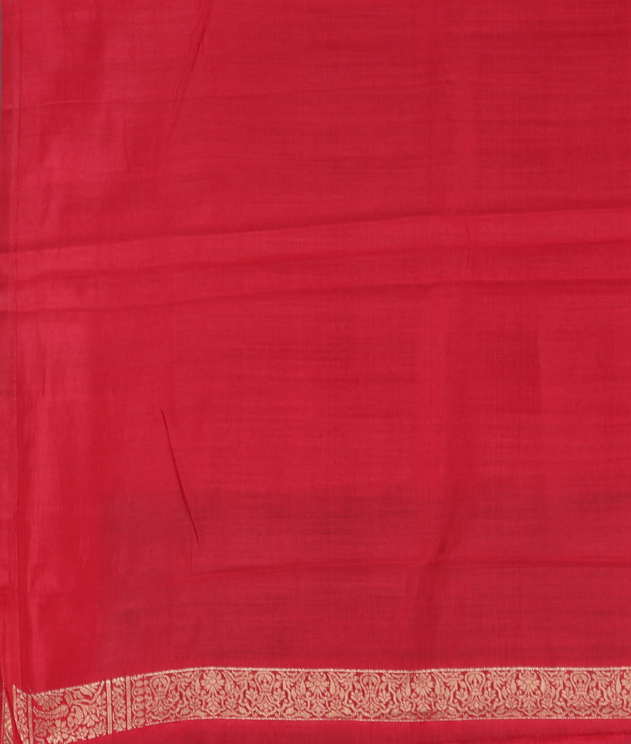 Green Chaniya Silk Saree T3498433