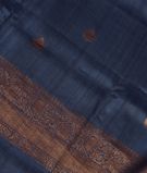 Blue Banaras Tussar Georgette Saree T3464981