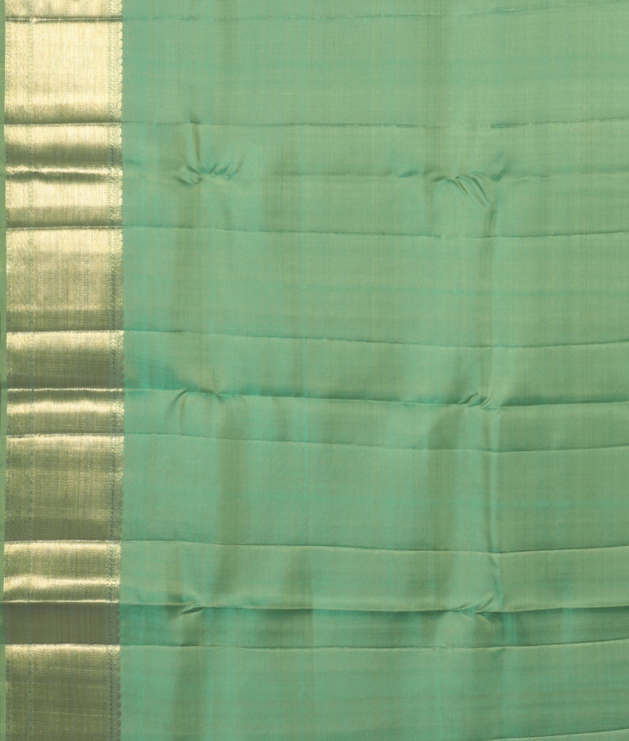 Green Handwoven Kanjivaram Silk Saree T3161903