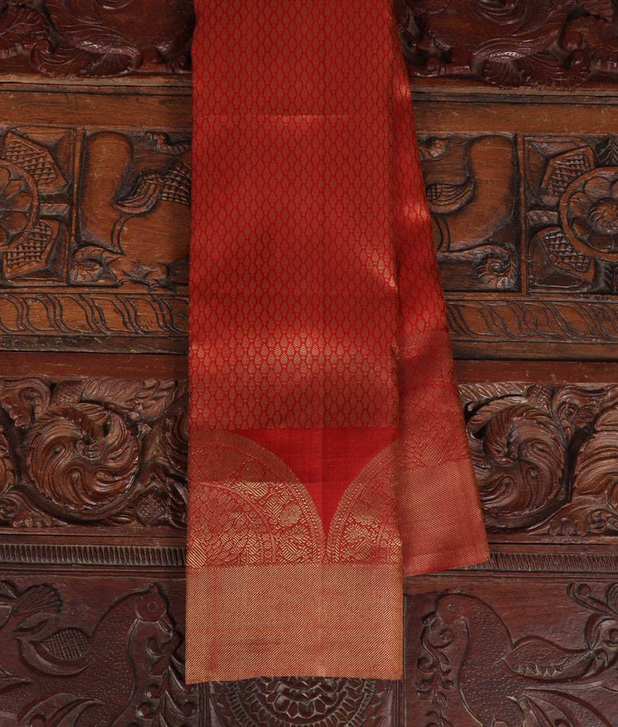 Maroon Handwoven Kanjivaram Silk Saree T345844-image