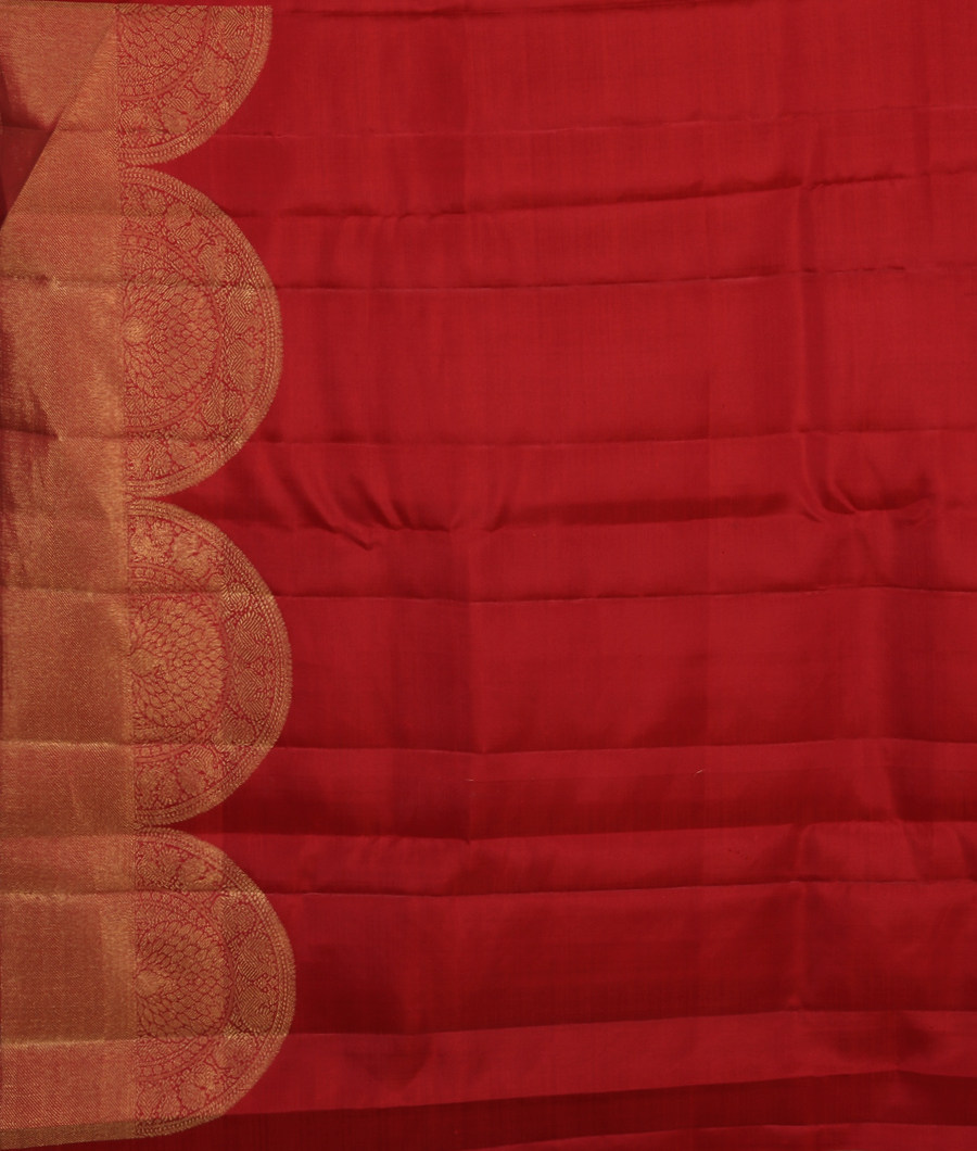 Maroon Handwoven Kanjivaram Silk Saree T3458443