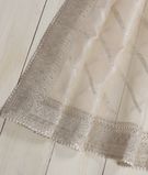 White Kora Organza Embroidery Saree T3506744