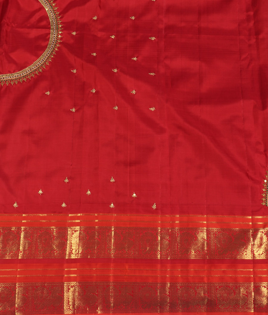 Yellow Handwoven Kanjivaram Silk Saree T2906483