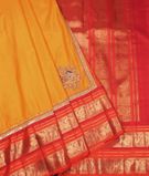 Yellow Handwoven Kanjivaram Silk Saree T2906485