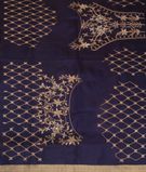 Blue Handwoven Kanjivaram Silk Saree T427143