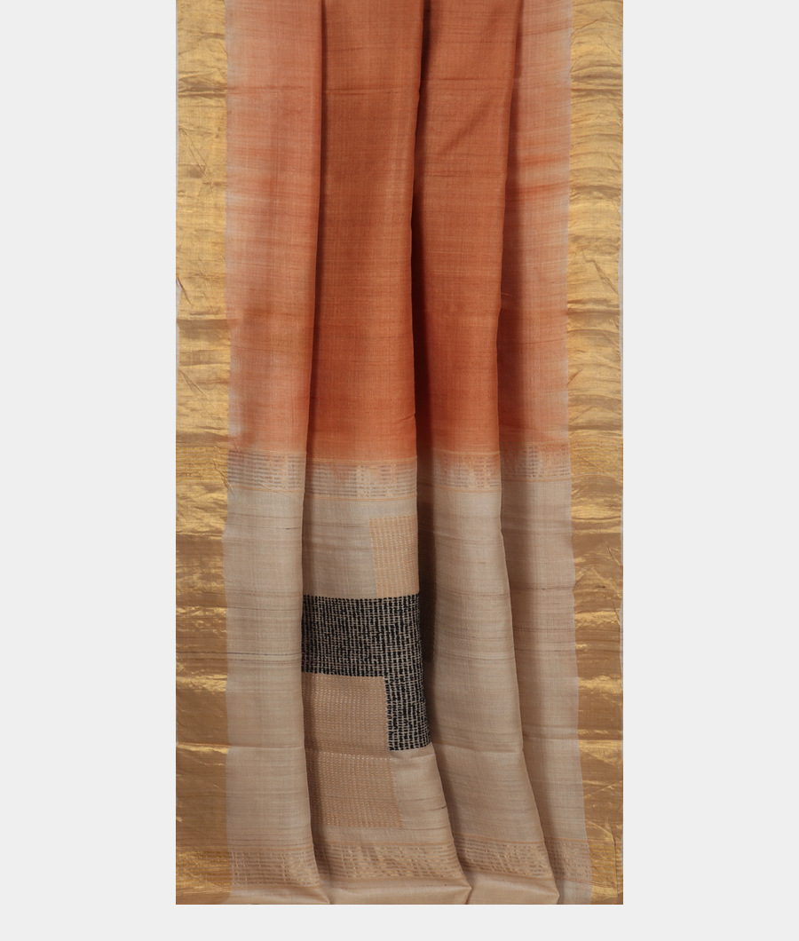 orange-tussar-embroidery-saree-t283481-t283481-b
