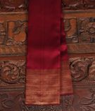 Burgundy Handwoven Kanjivaram Silk Saree T3375451