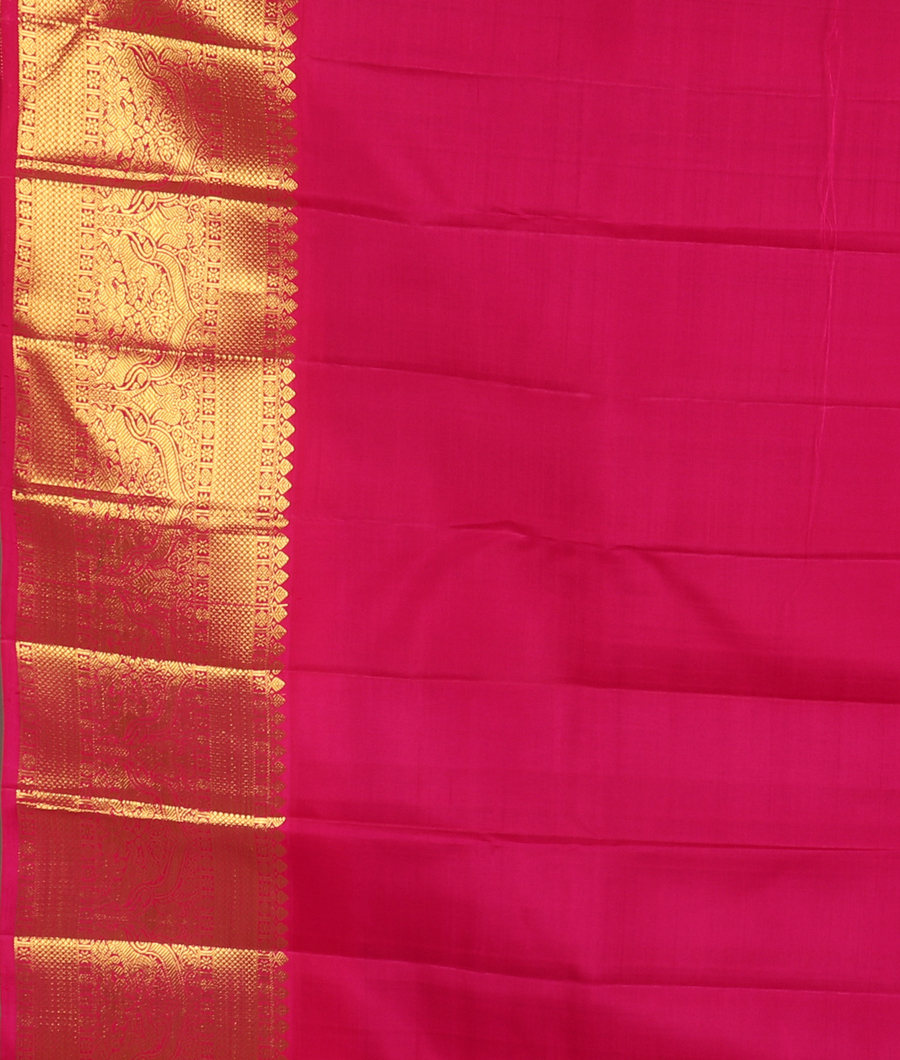 Blue Handwoven Kanjivaram Silk Saree T3506073