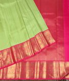 Green Handwoven Kanjivaram Silk Saree T3414522
