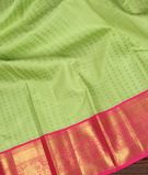 Green Handwoven Kanjivaram Silk Saree T3414524