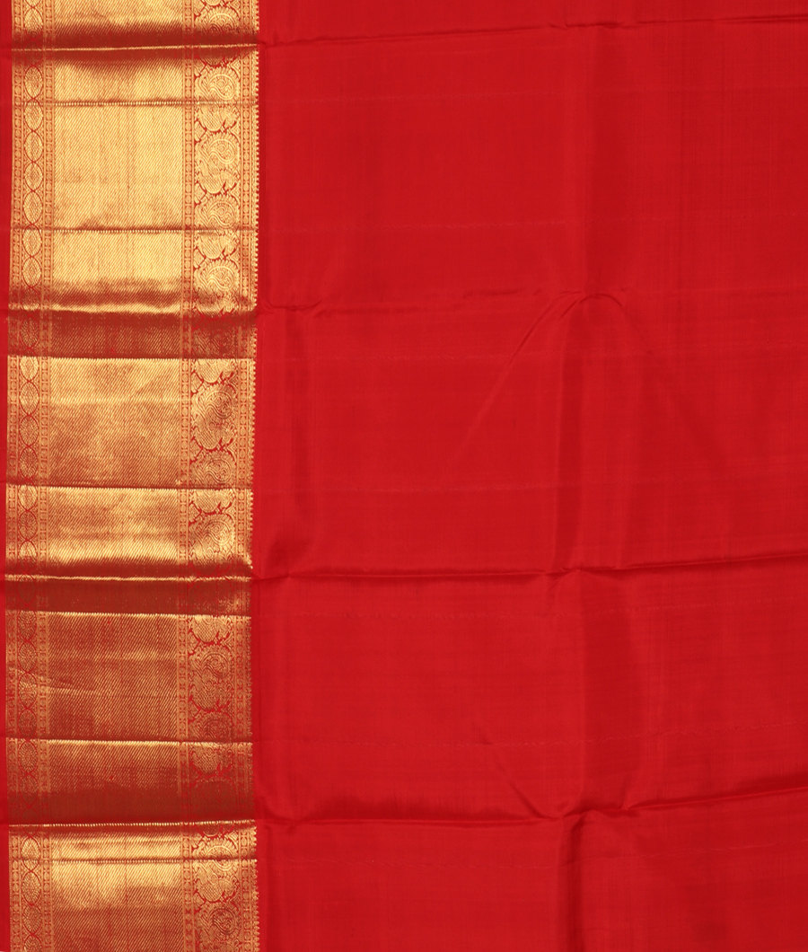 Green Handwoven Kanjivaram Silk Saree T2911873