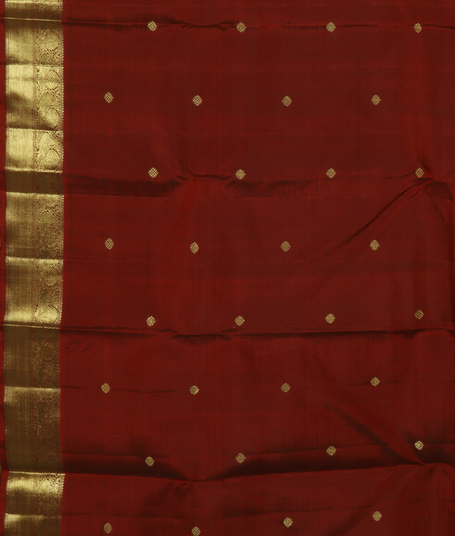 Blue Handwoven Kanjivaram Silk Saree T3484703