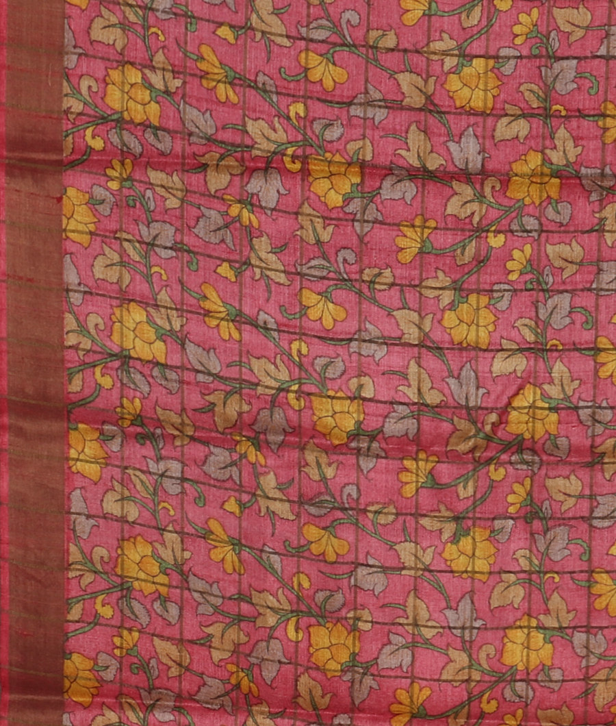 Blue Woven Tussar Saree T3510693