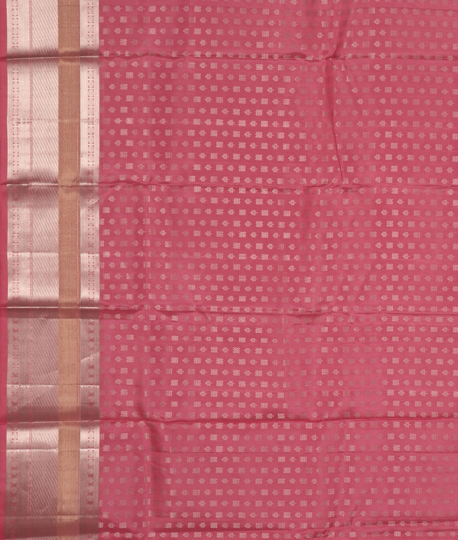 Pink Handwoven Kanjivaram Silk Saree T3406393