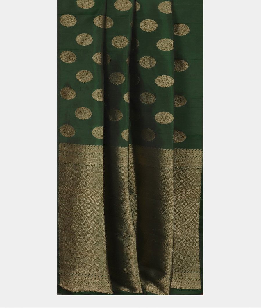 Green Handwoven Kanjivaram Silk Saree T3503902