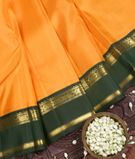 Yellow and Orange Handwoven Kanjivaram Silk Saree T3507351