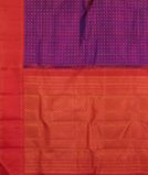 Purple Handwoven Kanjivaram Silk Saree T3476034