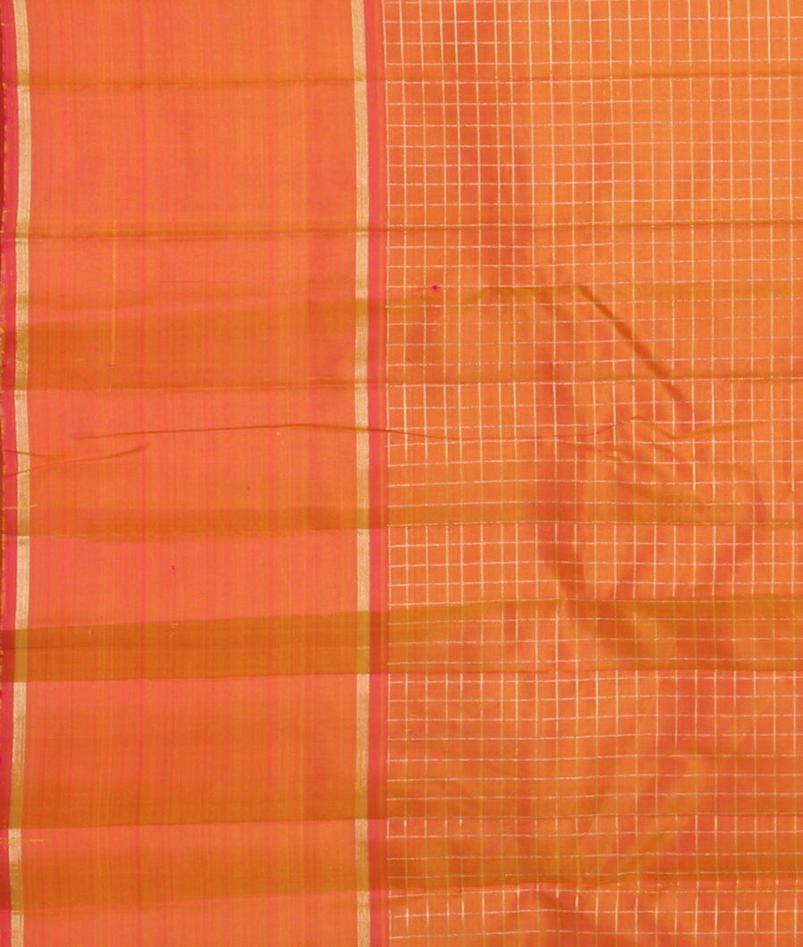 Yellow Handwoven Kanjivaram Silk Saree T3400083