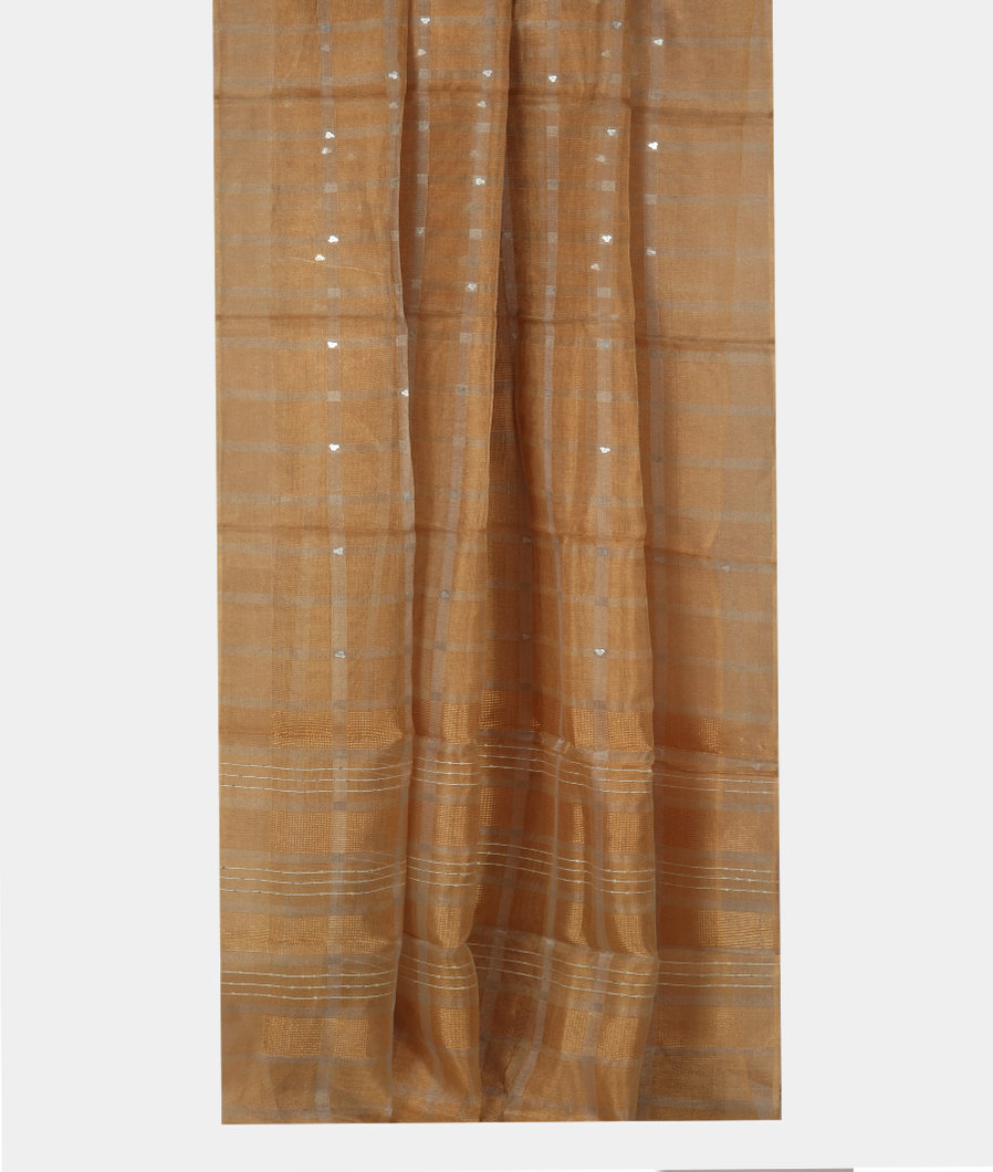 Gold And SIlver Tissue Kota Saree T3412962